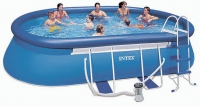 Надувной бассейн Intex Oval Frame 134362