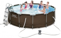 Каркасный бассейн Bestway Power Steel Ротанг 366х100см 56379